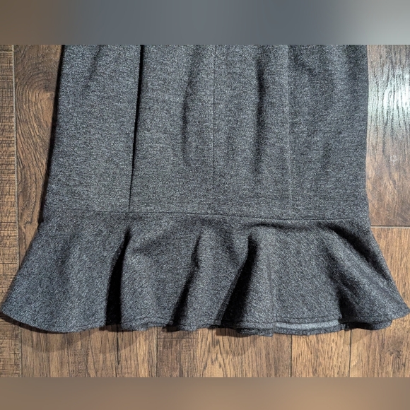 The Limited Women's Charcoal Gray Knee Length Mermaid Sheath Dress Sz 2 Classic - Picture 14 of 15